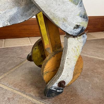 Sale Photo Thumbnail #1115: Body does move, legs bend & head bends
Measures: 24.75" high x 9.5" wide x 28.5" long