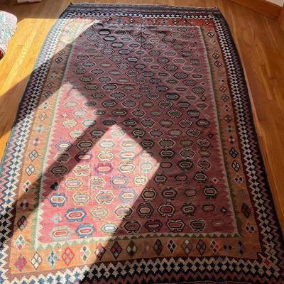 Sale Photo Thumbnail #1122: Measures: 10' long x 5'8" wide
has sun fading 
overall good condition