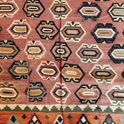 Sale Photo Thumbnail #1125: Measures: 10' long x 5'8" wide
has sun fading 
overall good condition