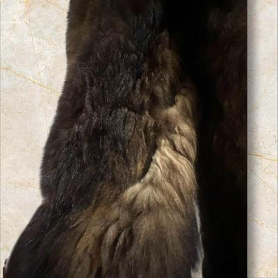 Sale Photo Thumbnail #1364: Lloyds Robards Connecticut Furriers of Hartford Fur Coat with Hood, Oleg Cassini, excellent condition!