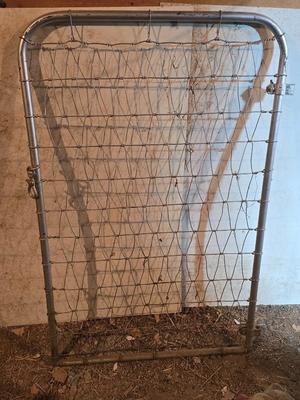 Homemade sturdy steel Farm gate
