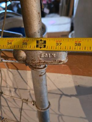Homemade sturdy steel Farm gate