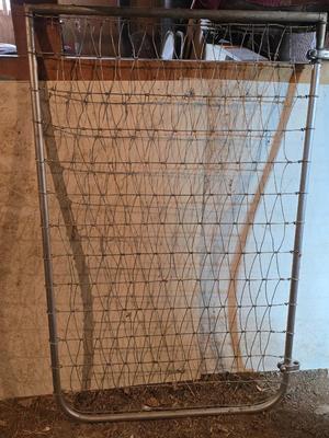 Homemade sturdy steel Farm gate