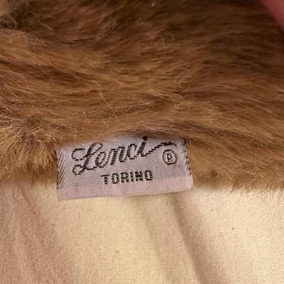 Sale Photo Thumbnail #1379: Brown Teddy Bear Lenci Torino with Certificate, excellent condition, 14" Long