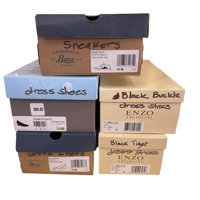 Sale Photo Thumbnail #1388: Lot of 5 Womens Shoes in Boxes All Size 10M- from new to lightly used condition, Bass/Enzo Angiolini,