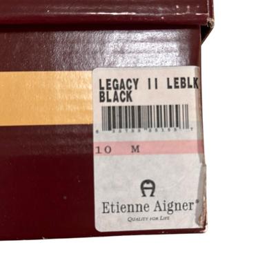 Sale Photo Thumbnail #1400: Etienne Aigner Black Boots in Box Size 10M Legacy II Like New