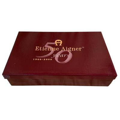 Sale Photo Thumbnail #1395: Etienne Aigner Black Boots in Box Size 10M Legacy II Like New