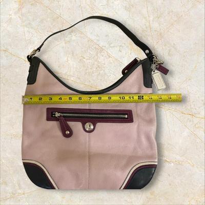 Sale Photo Thumbnail #1426: Dusty Pink Coach Handbag + Coin Purse - great condition!