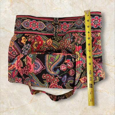 Sale Photo Thumbnail #1433: Large Vera Bradley Floral Tote Bag- excellent condition!