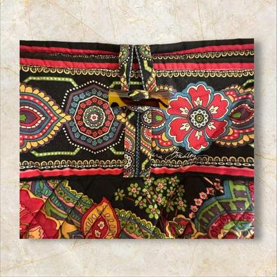 Sale Photo Thumbnail #1434: Large Vera Bradley Floral Tote Bag- excellent condition!
