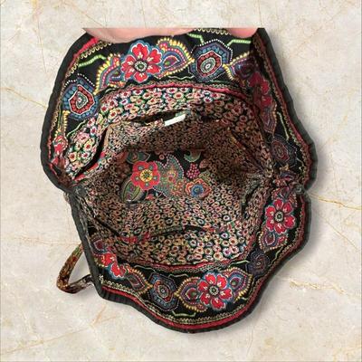Sale Photo Thumbnail #1435: Large Vera Bradley Floral Tote Bag- excellent condition!