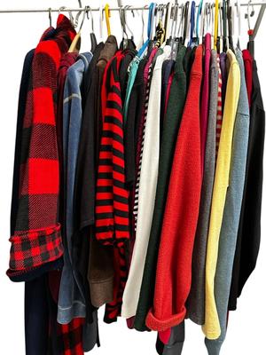 BIg Lot of Women's Long Sleeve Shirts and Lightweight Sweaters