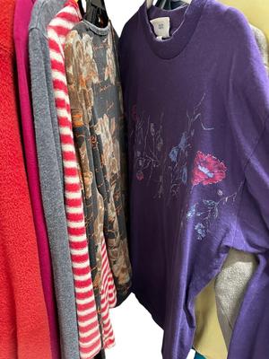 BIg Lot of Women's Long Sleeve Shirts and Lightweight Sweaters