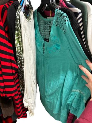 BIg Lot of Women's Long Sleeve Shirts and Lightweight Sweaters