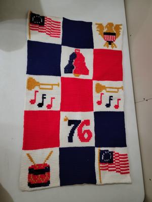 Crosstiched 1776 Art