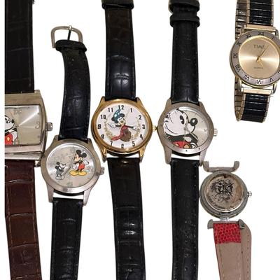 Watches and Bands Lot, Mostly Disney, Untested