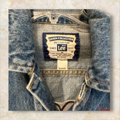 Denim Disney Jacket #2 Size Medium, Lee Brand, Mickey on Back