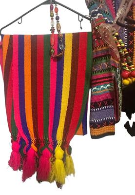 The Most Colorful Lot in the Auction! Sweater, Tank and Scarf w/ Necklaces