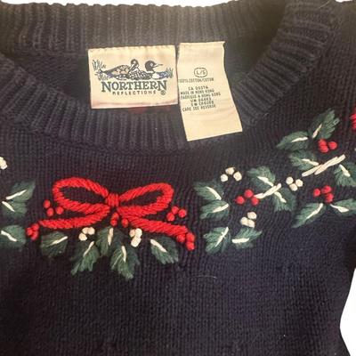 Lot of 7 Christmas Holiday Sweaters Sizes Medium and Large- So Festive!