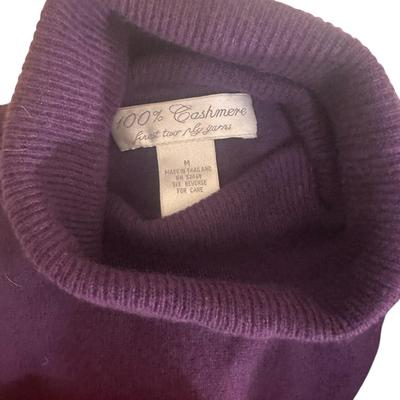 Lot of 4 Long Sleeve Cashmere Sweaters (3 Med & 1 L)