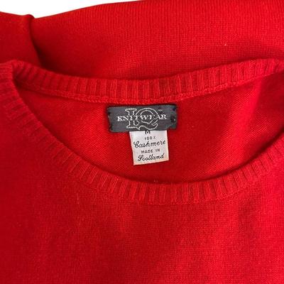 Lot of 4 Long Sleeve Cashmere Sweaters (3 Med & 1 L)
