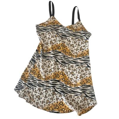 Silk Walt Disney World Animal Print Nightie Size Large