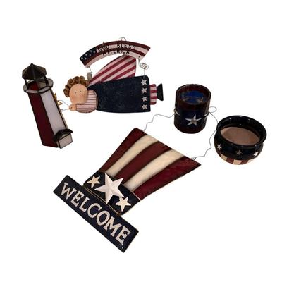 American Patriotic Lot of Decor