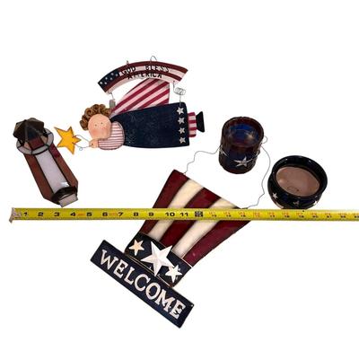 American Patriotic Lot of Decor
