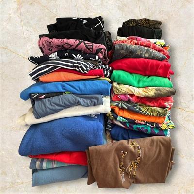 Total Misc. Variety of Women's Tops/ Shirts Sizes Medium & Large