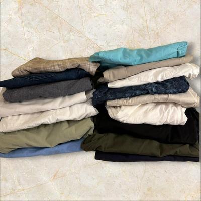 Lot of 16 Pair of Women's Shorts Sizes Medium and Large