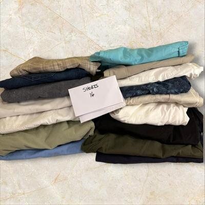 Lot of 16 Pair of Women's Shorts Sizes Medium and Large