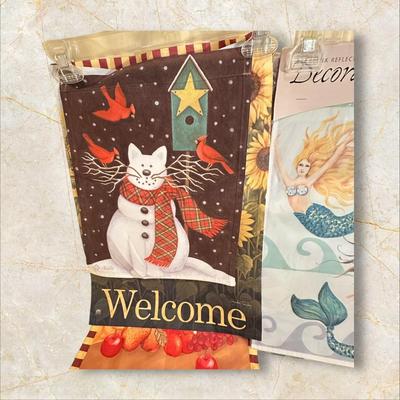 Lot of Lotsa Seasonal Yard Flags