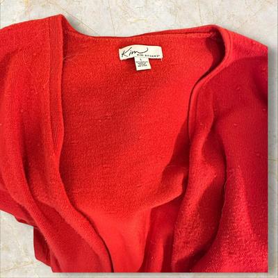 Lot of 13 Women's Size Large Sweaters, Vests, and Shirts