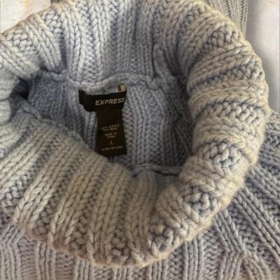 Lot of 13 Women's Size Large Sweaters, Vests, and Shirts