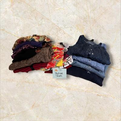 Lot of Women's MEDIUM Shirts and Sweaters
