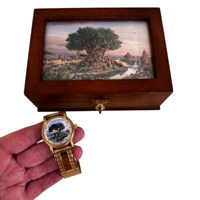 Disney's Wild Kingdom Jewelry Box with Watch (untested)