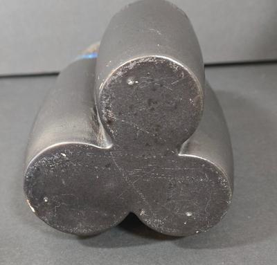 LOT 108D: Made in Italy Glass Gourd and Raku Fired Like Ceramic Vase