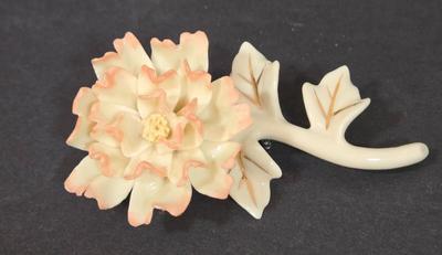 LOT 109D: Mikasa Pink Tulip Bowl, Lenox Cup and Saucer, Fitz and Floyd Trinket Box, and More