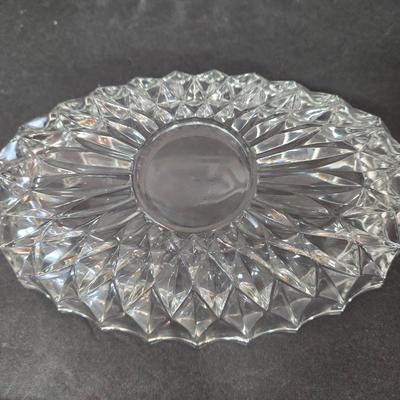 LOT 115D: Variety of Crystal Pieces Including Nut Dishes, Coasters, and More