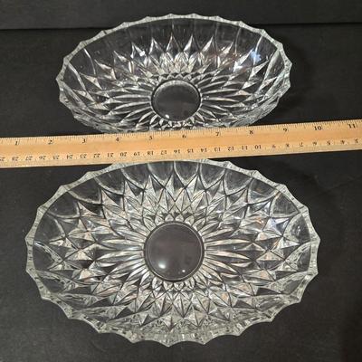 LOT 115D: Variety of Crystal Pieces Including Nut Dishes, Coasters, and More