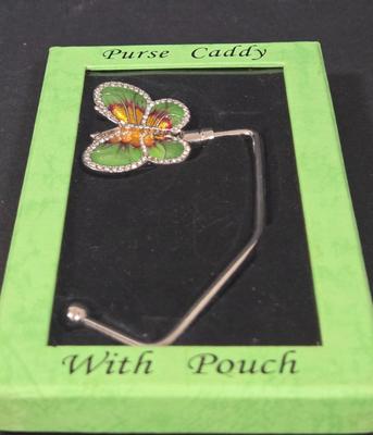 LOT 117D: Glass Vanity Box, Clown Figurine, Dolphin Figurine, and More