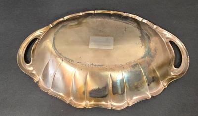 LOT 118D: Large Decorative Bowl, Metal Serving Platters, Coasters, and More