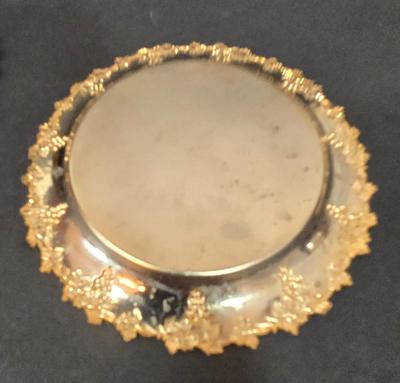 LOT 118D: Large Decorative Bowl, Metal Serving Platters, Coasters, and More