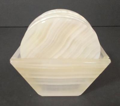 LOT 118D: Large Decorative Bowl, Metal Serving Platters, Coasters, and More