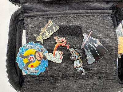 Disney Pin Trading Collection with Bag, Lanyard & Assorted Pins