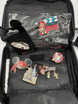 Disney Pin Trading Collection with Bag, Lanyard & Assorted Pins