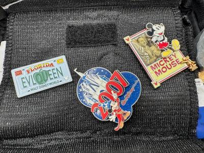 Disney Pin Trading Collection with Bag, Lanyard & Assorted Pins