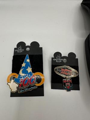 Disney Pin Trading Collection with Bag, Lanyard & Assorted Pins