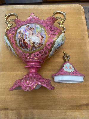 Two French Porcelain Urns