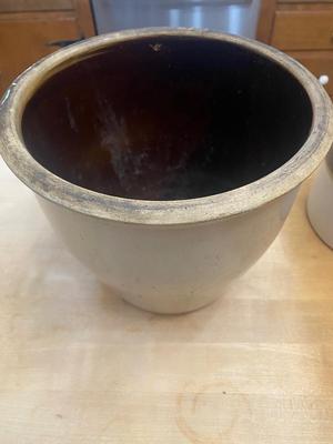 Lot of Three Stoneware Crocks